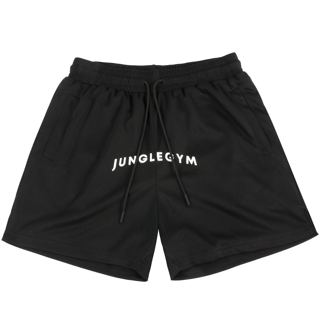 5' Double Mesh Shorts - Black