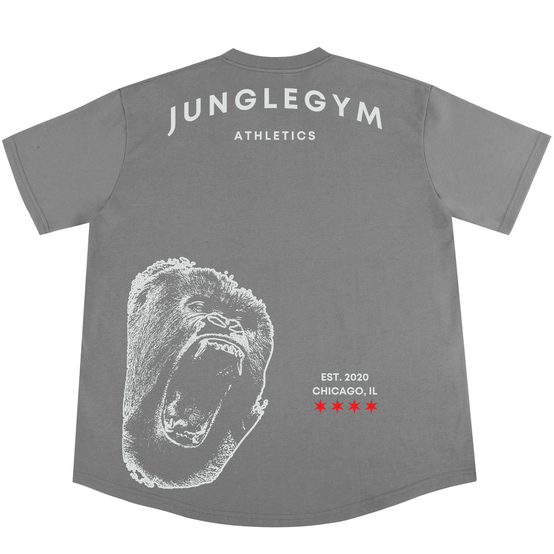 Premium Oversized T-Shirt - Smokey Gray (Angry Ape)