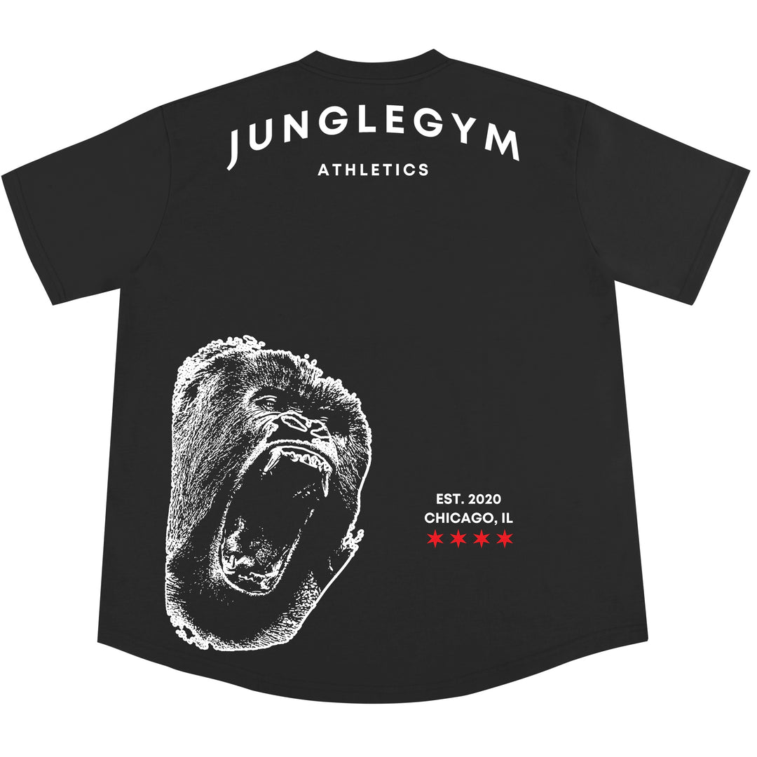 Premium Oversized T-Shirt - Black (Angry Ape)