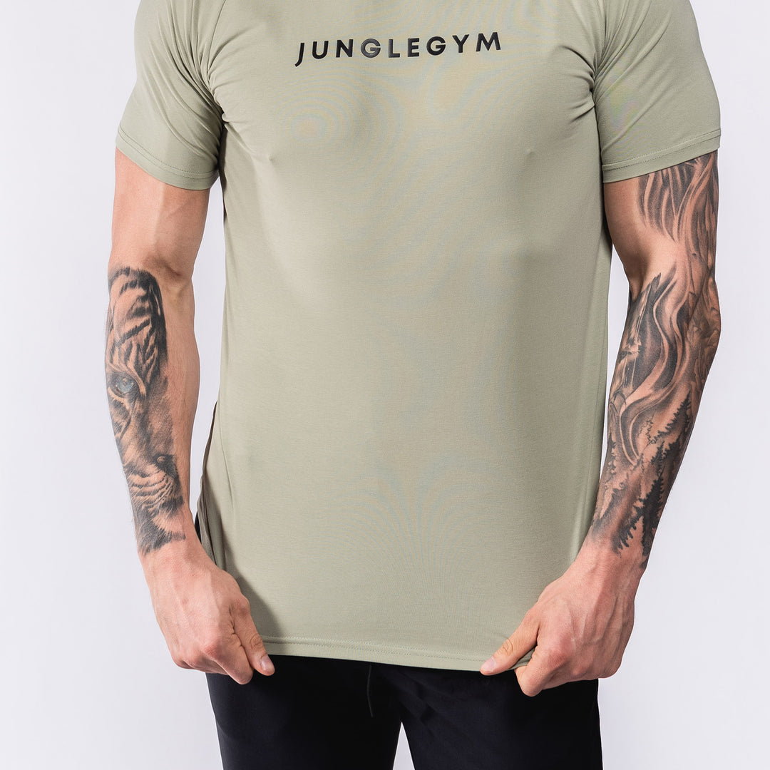 Performance Scooped T-Shirt - Sage