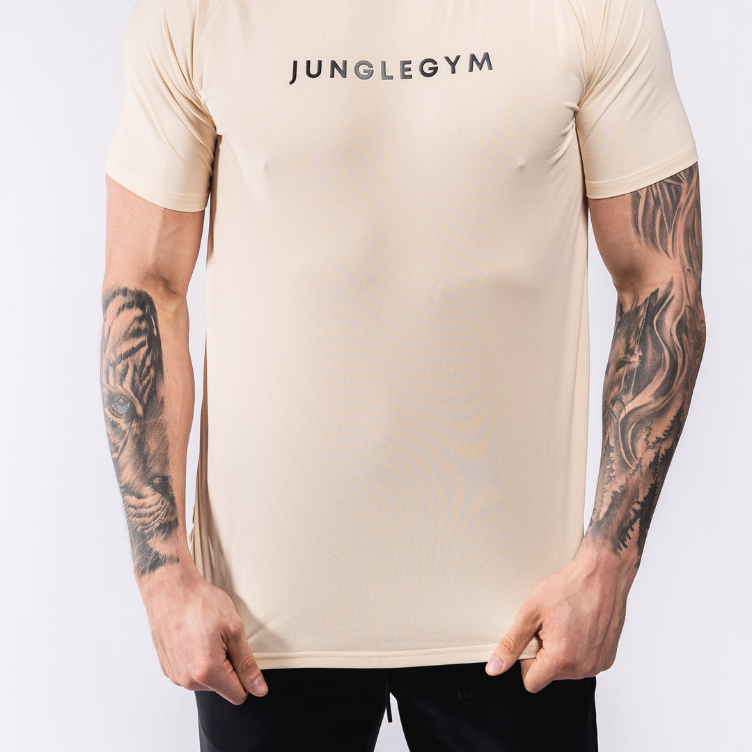 Performance Scooped T-Shirt - Ivory