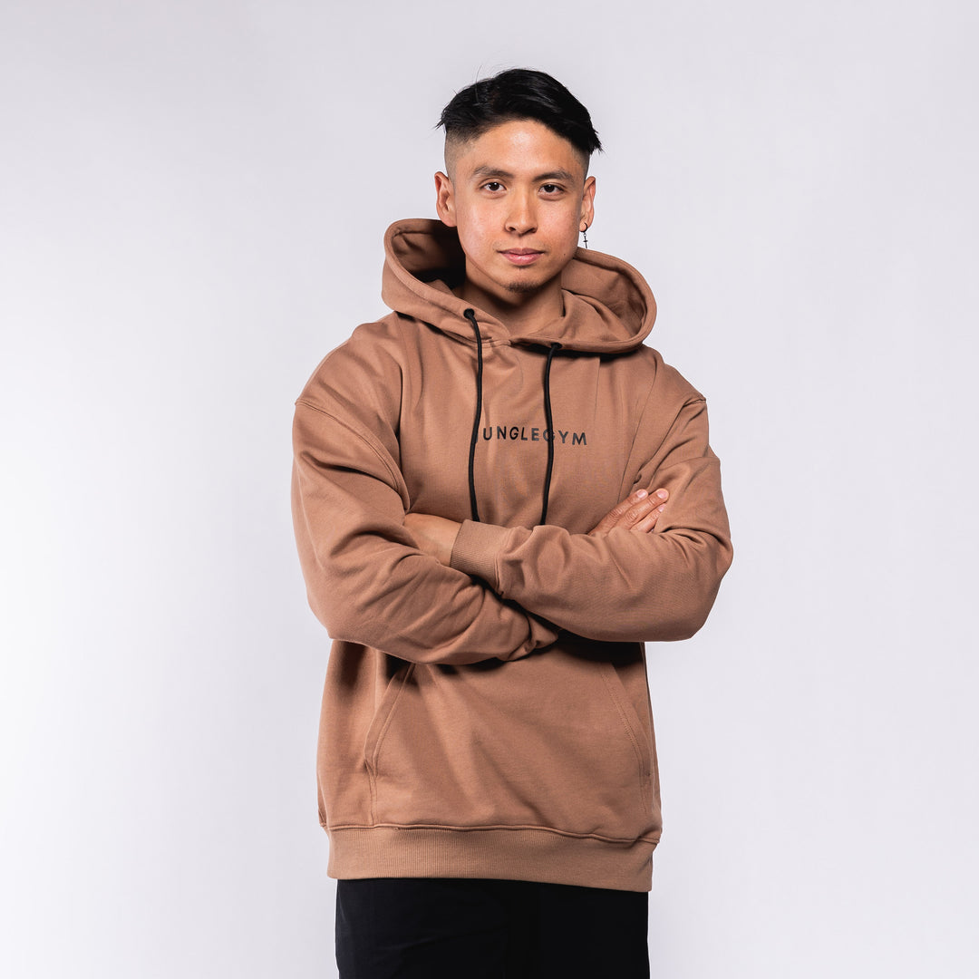 Oversized Pullover Hoodie - Caramel