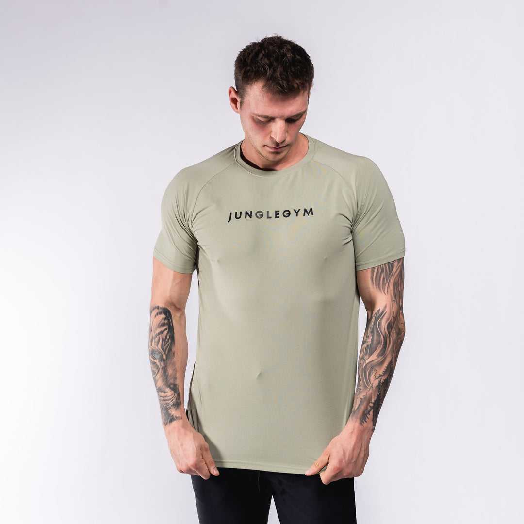 Performance Scooped T-Shirt - Sage