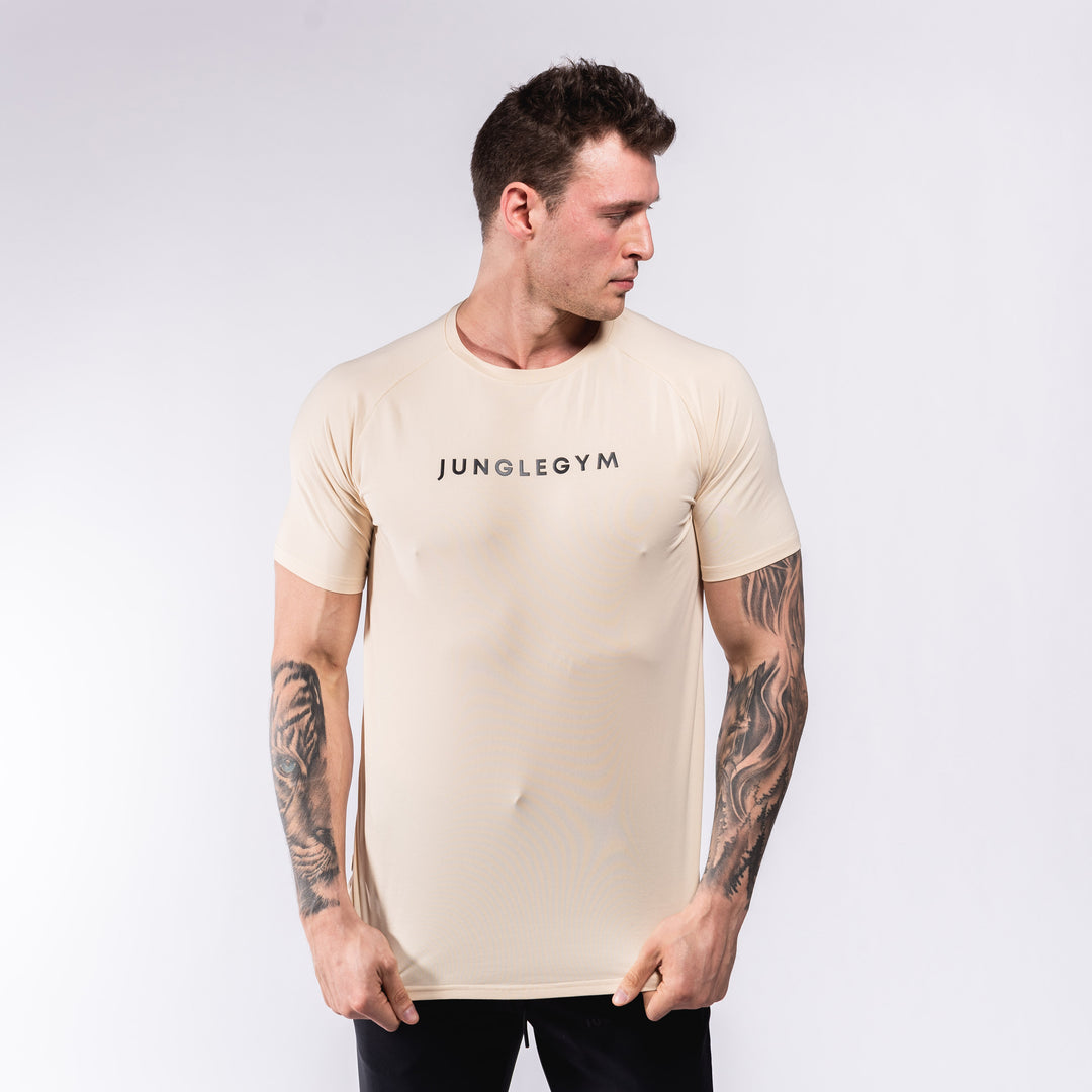 Performance Scooped T-Shirt - Ivory