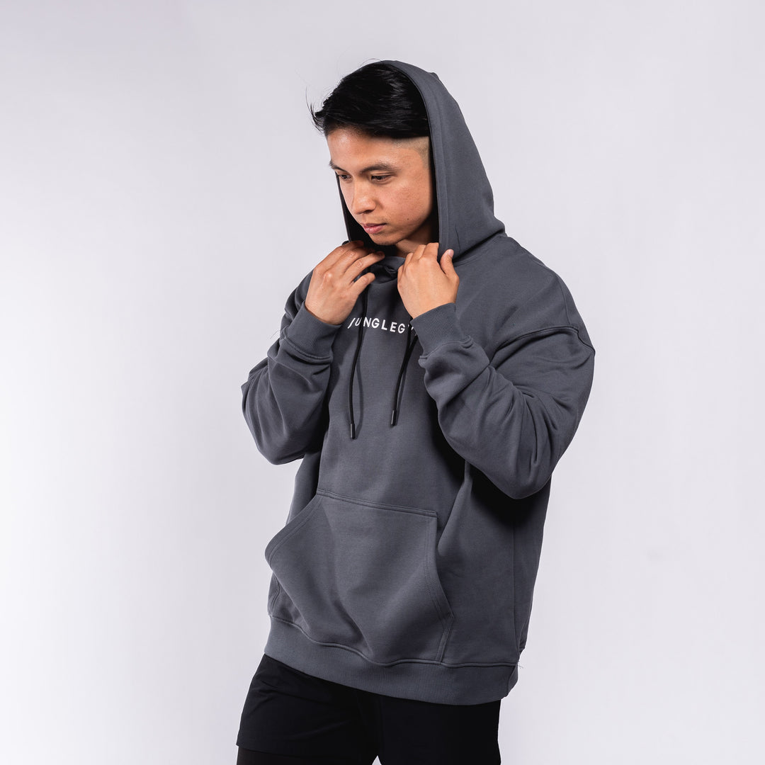 Oversized Pullover Hoodie - Fiord (Cool) Gray