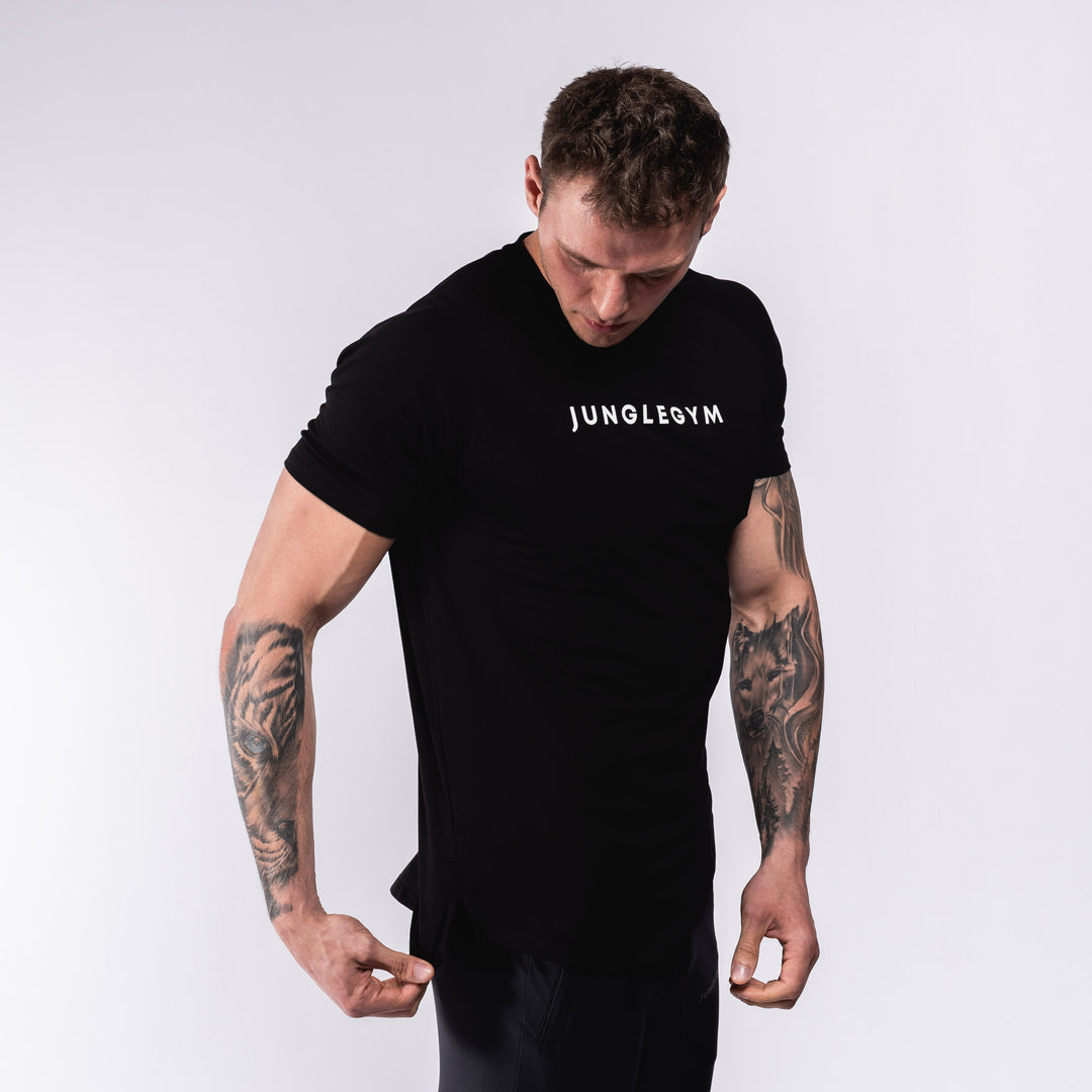 Performance Scooped T-Shirt - Black