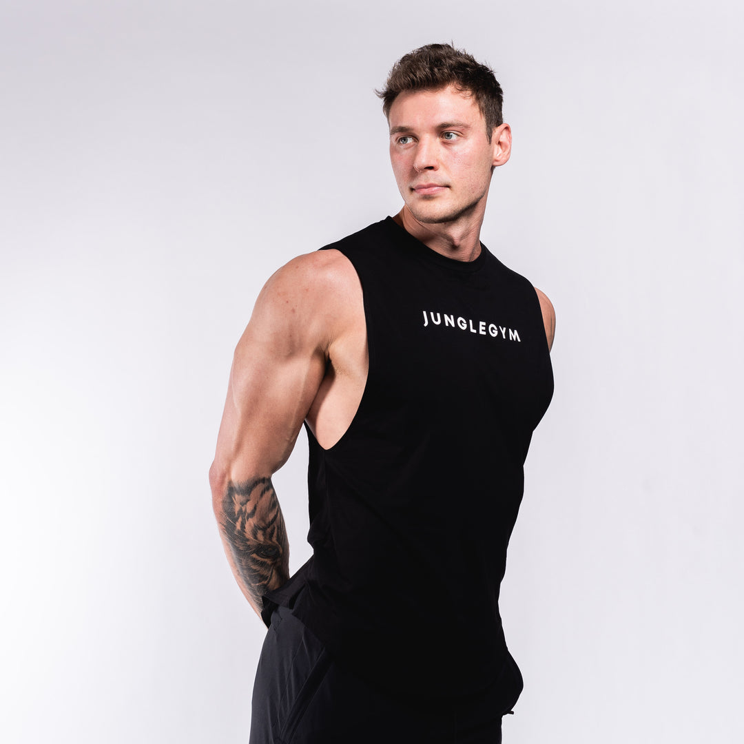 Performance Scooped Cutoff - Black