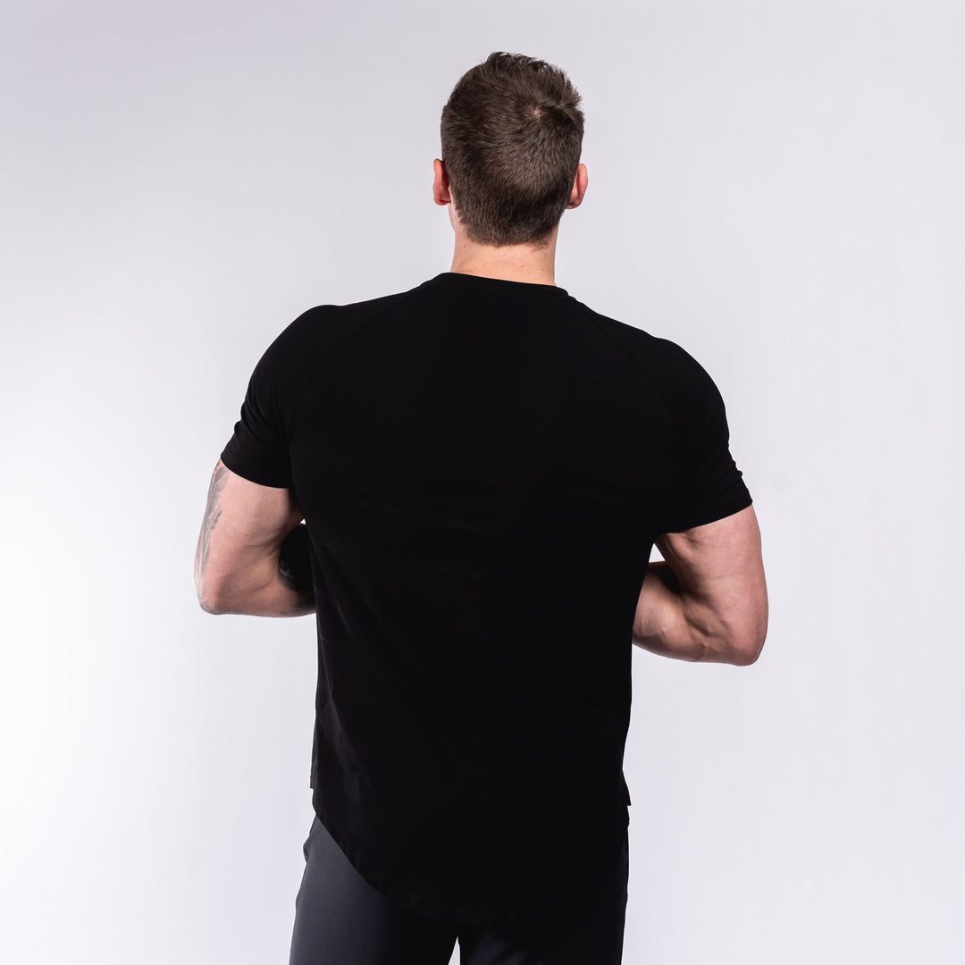 Performance Scooped T-Shirt - Black