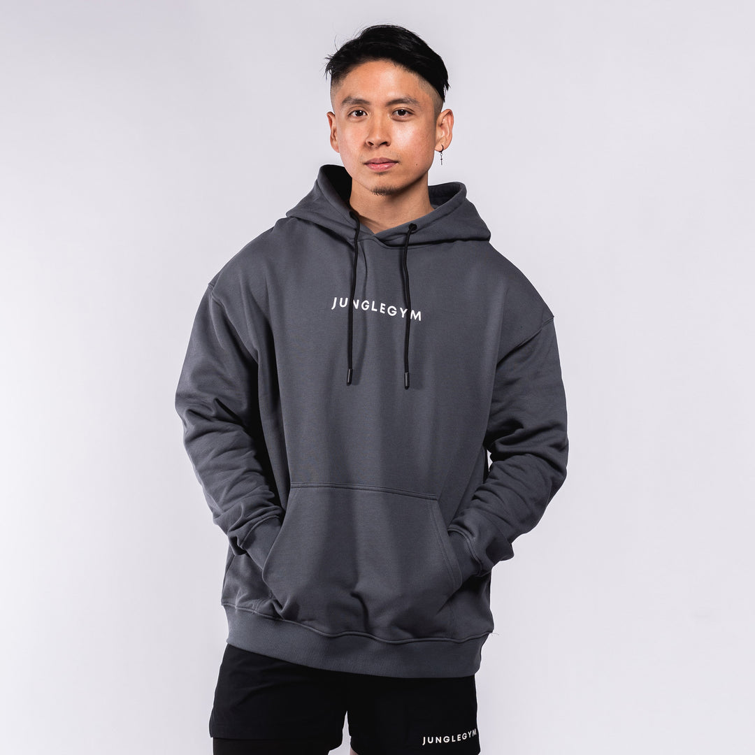 Oversized Pullover Hoodie - Fiord (Cool) Gray