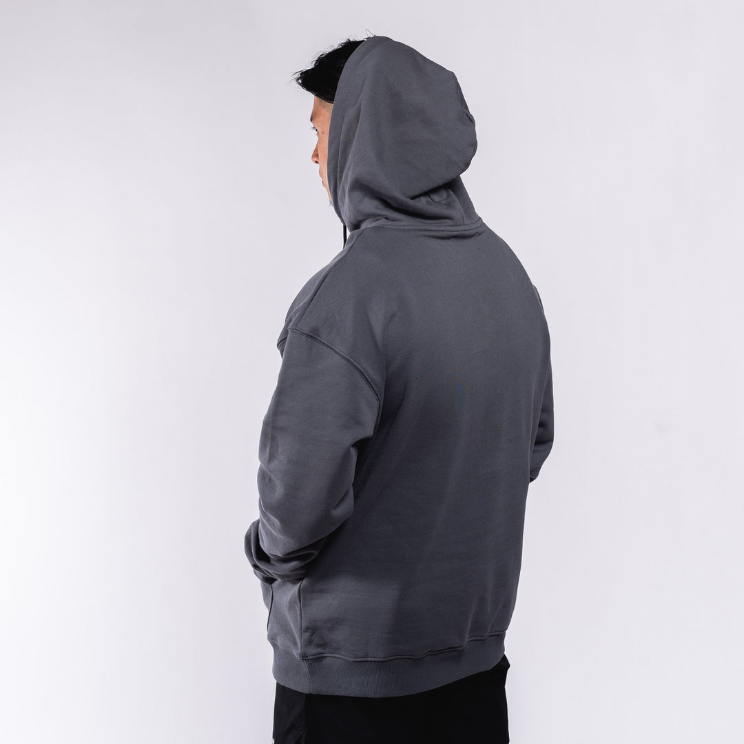 Oversized Pullover Hoodie - Fiord (Cool) Gray