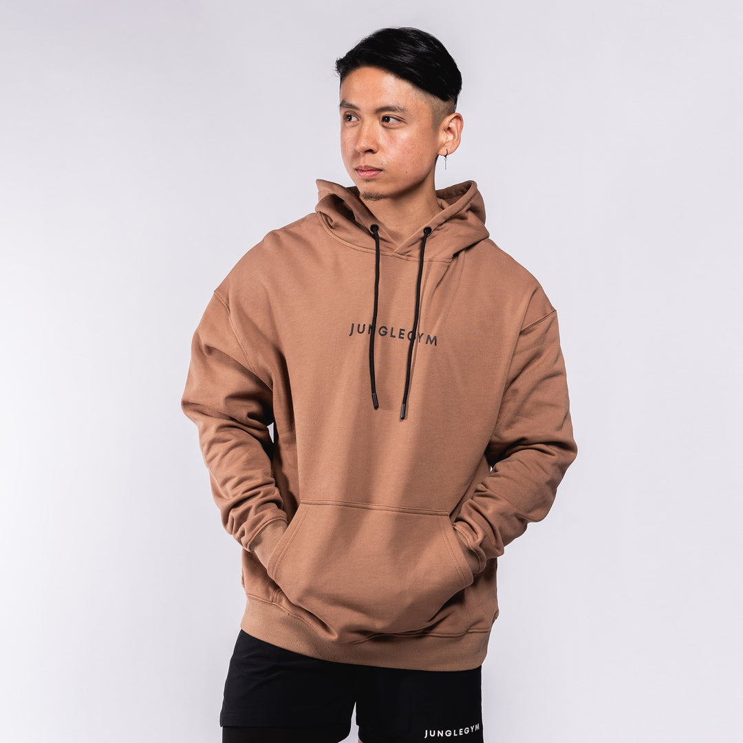 Oversized Pullover Hoodie - Caramel