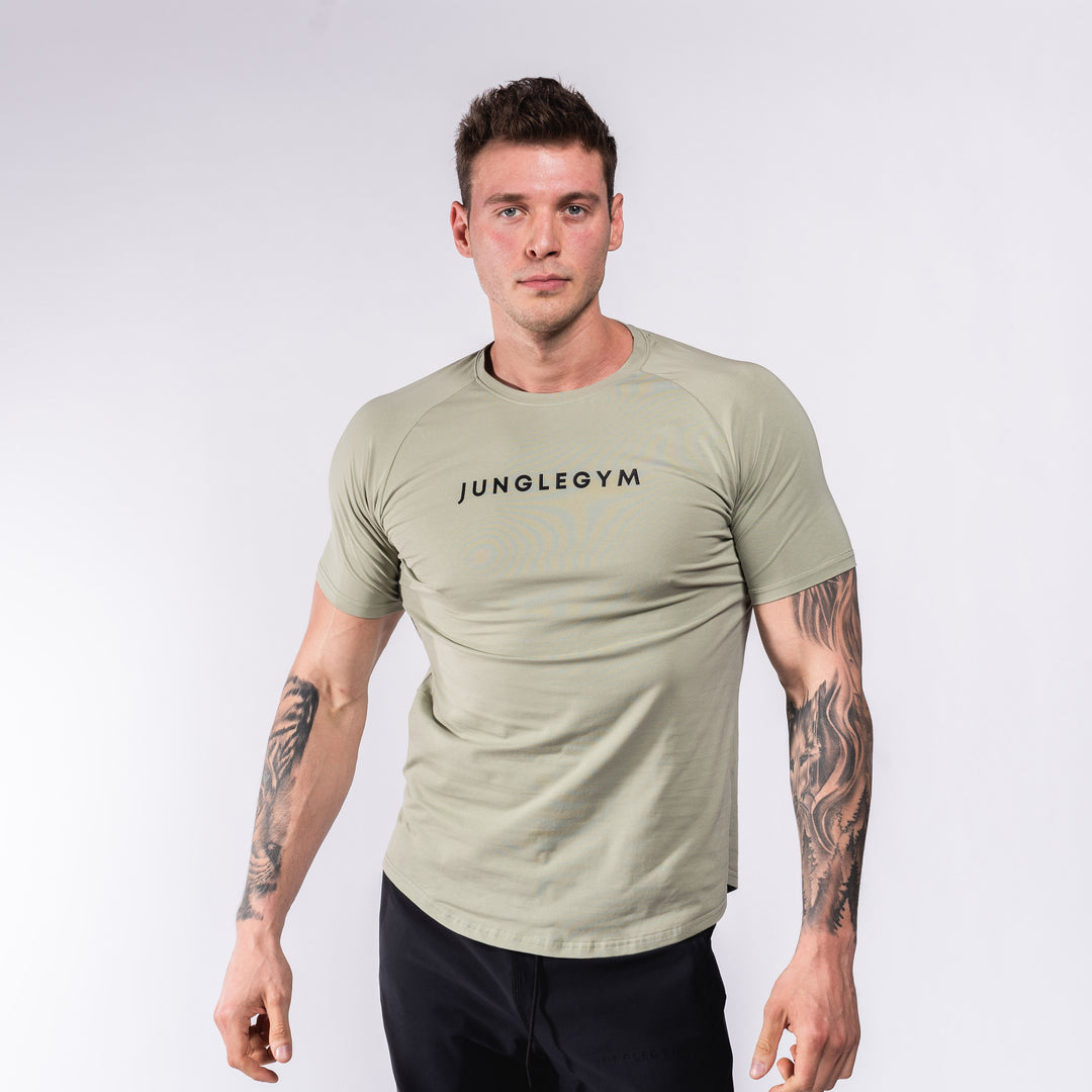 Performance Scooped T-Shirt - Sage