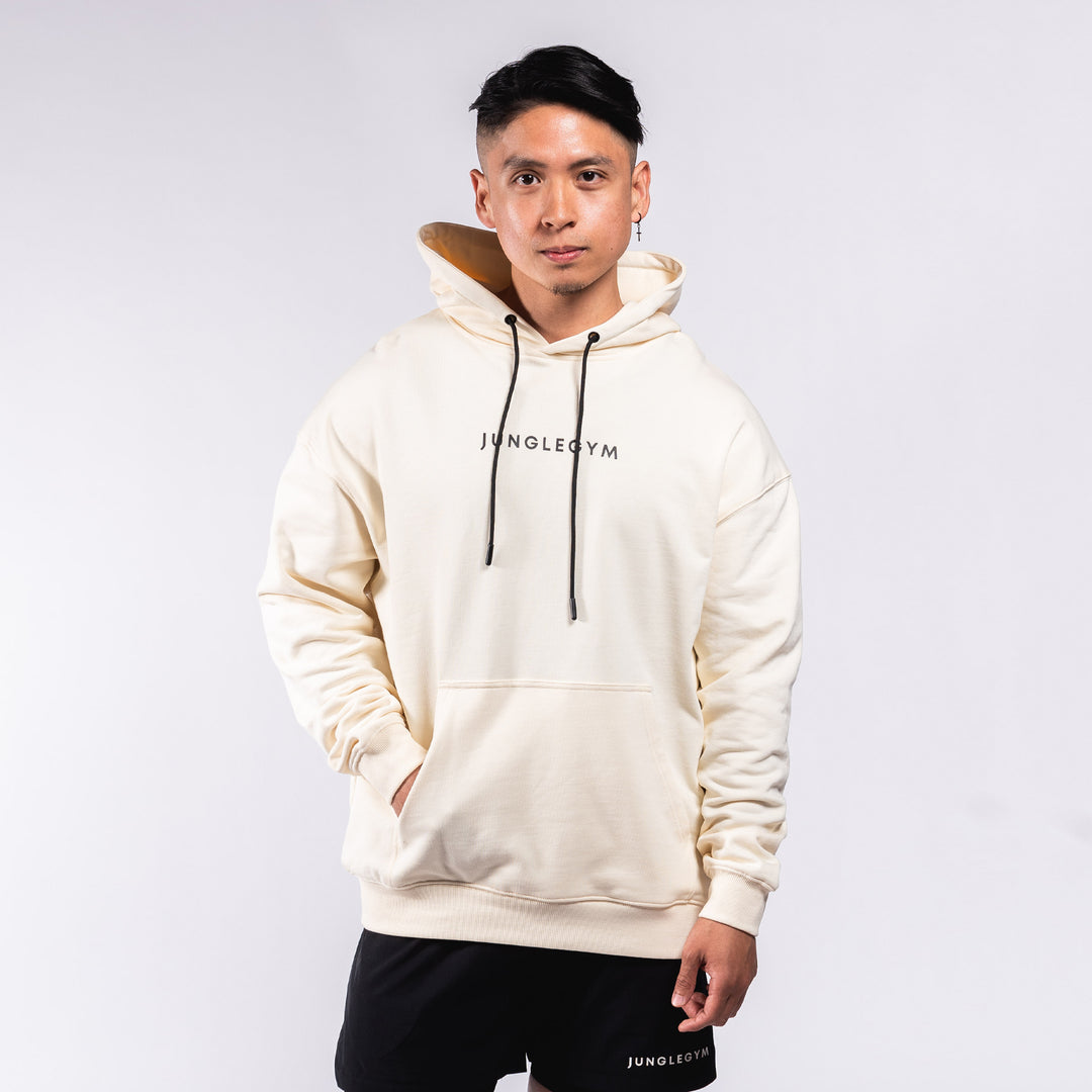 Oversized Pullover Hoodie - Cream