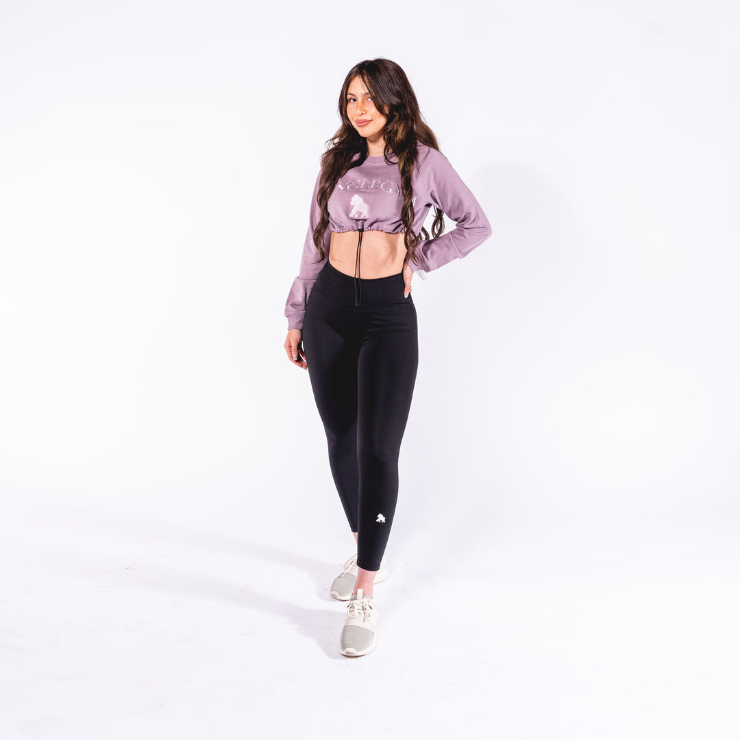 Crop-top Crewneck Sweaters