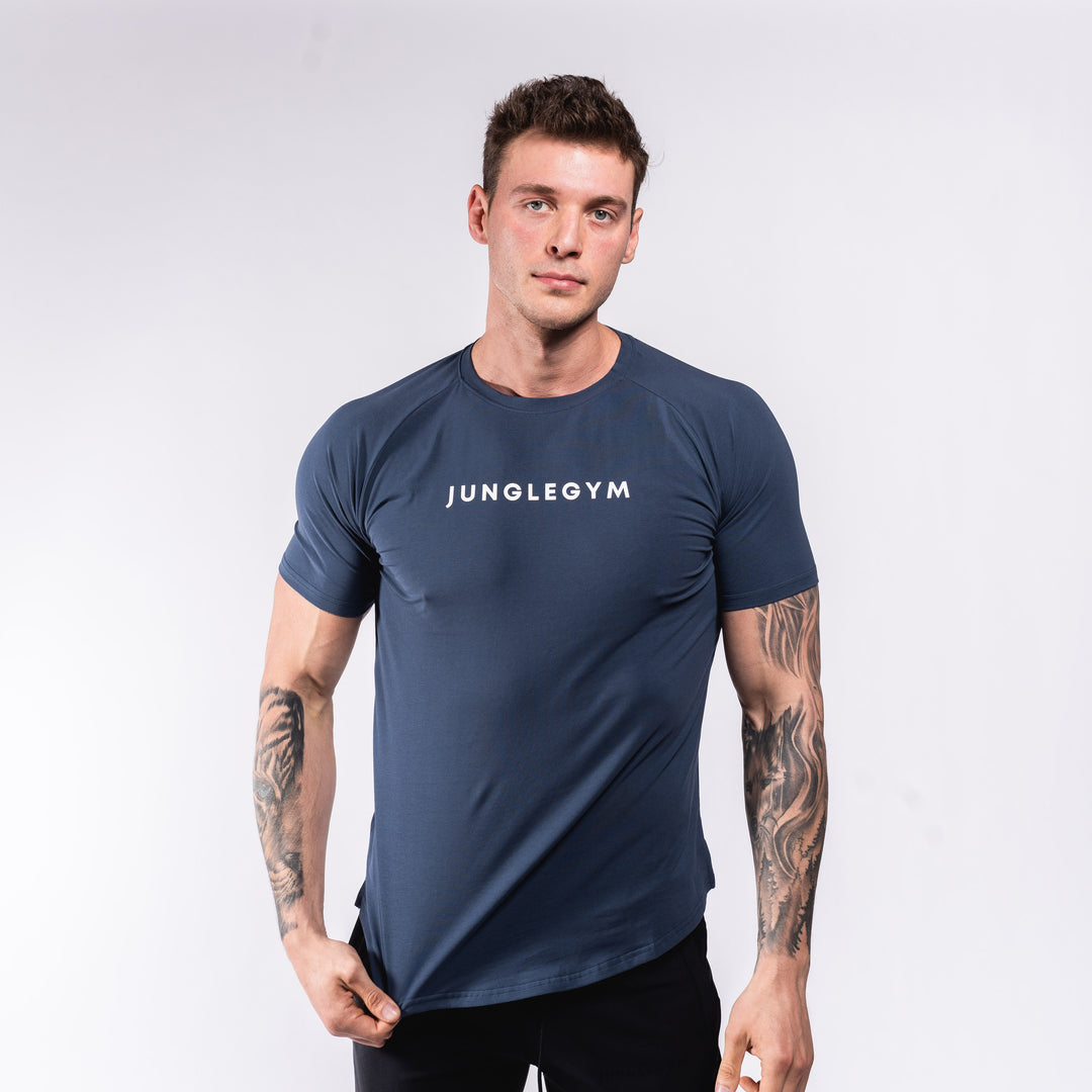 Performance Scooped T-Shirt - Aegean Blue