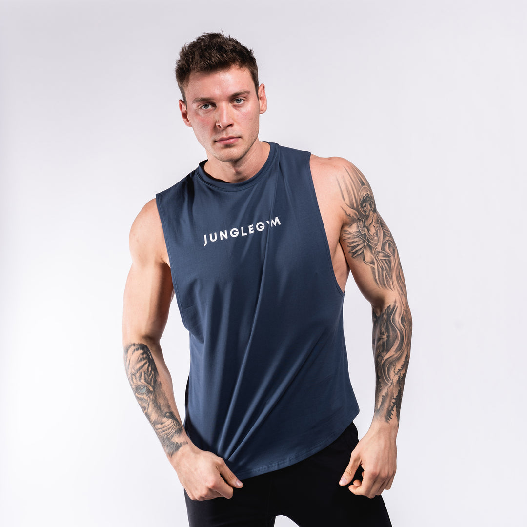 Performance Scooped Cutoff - Aegean Blue