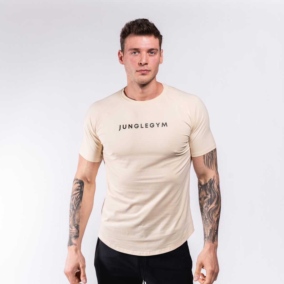 Performance Scooped T-Shirt - Ivory