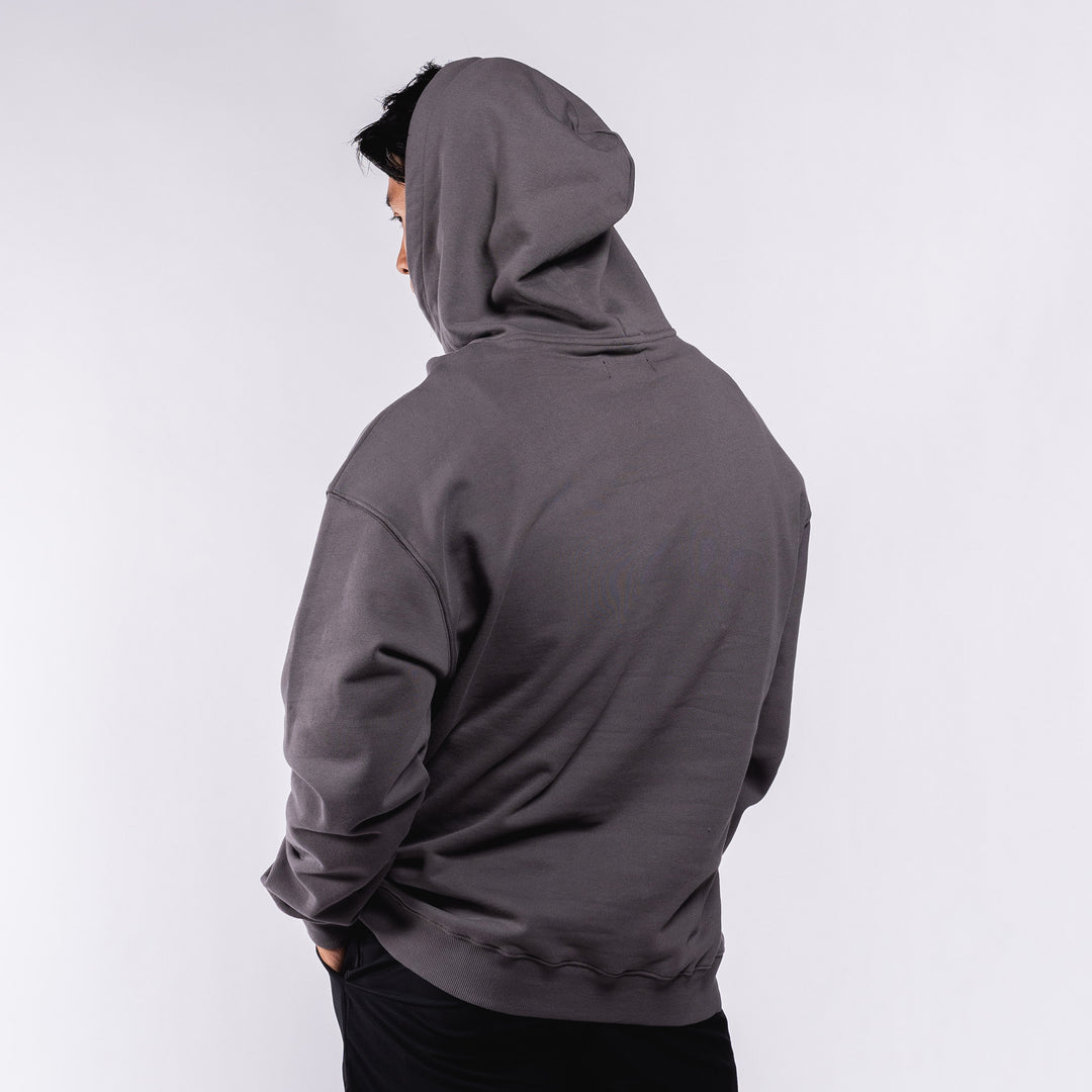 Oversized Pullover Hoodie - Dim (Warm) Gray